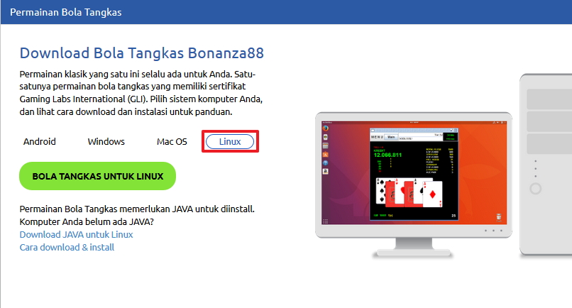 Screenshot panduan install permainan bola tangkas bonanza88 windows 15