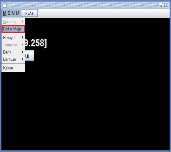 Screenshot permainan bola tangkas desktop Bonanza88 5